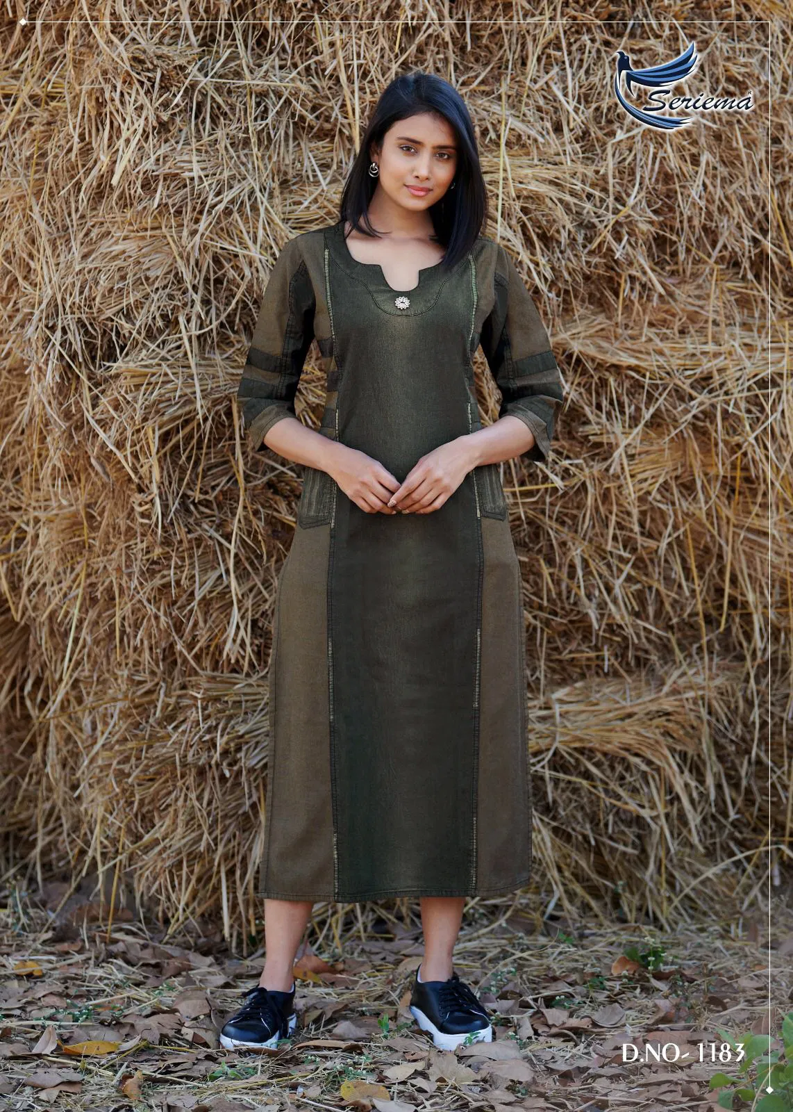 Seriema Kumb Capture 4 Denim Wholesale Party Wear Kurtis
